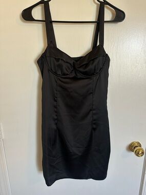 Classic Black Mini Corset Dress